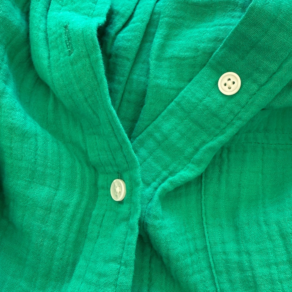 NWT J. Crew Double Gauze Button-up Shirt - Picture 7 of 7